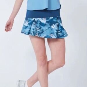 Lija blue, pink and white tennis Pickleball Skirt skort size extra large